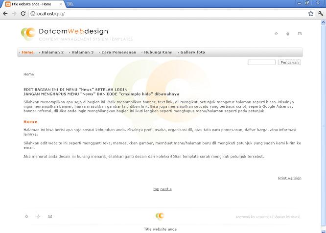 koleksi tema website
