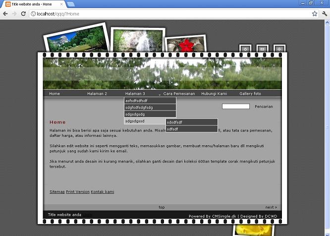 koleksi tema website