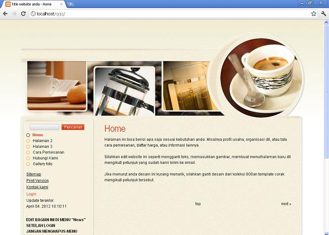 koleksi tema website