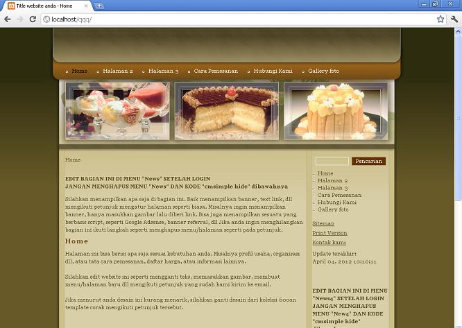 koleksi tema website