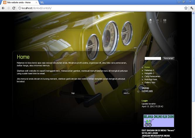koleksi tema website