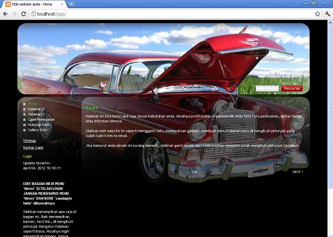 koleksi tema website