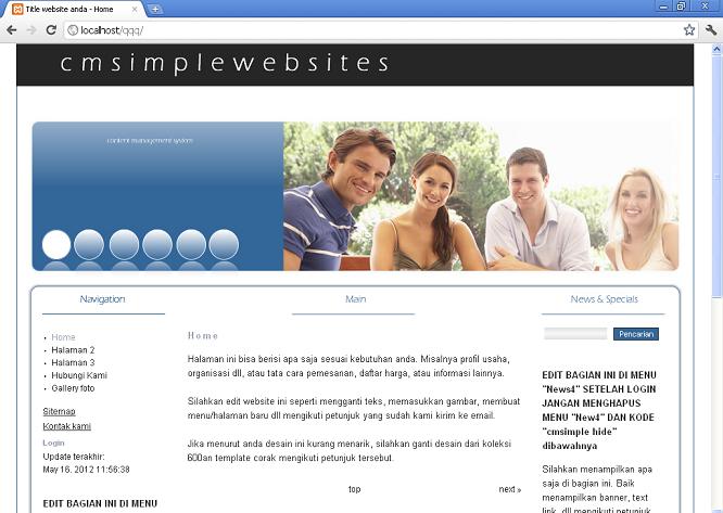 koleksi tema website