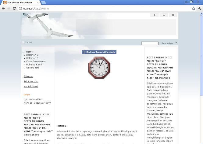 koleksi tema website