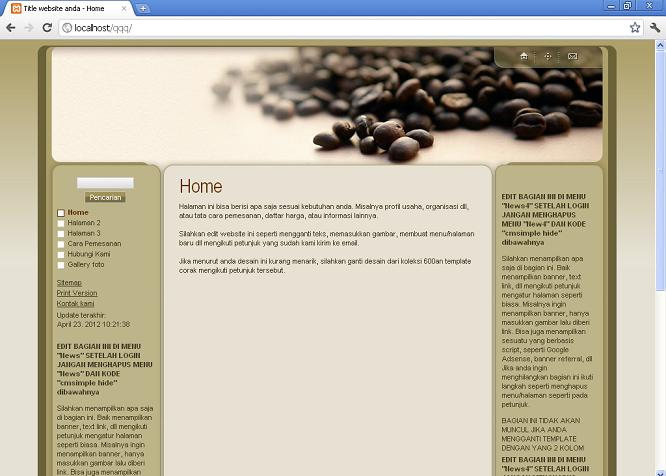 koleksi tema website
