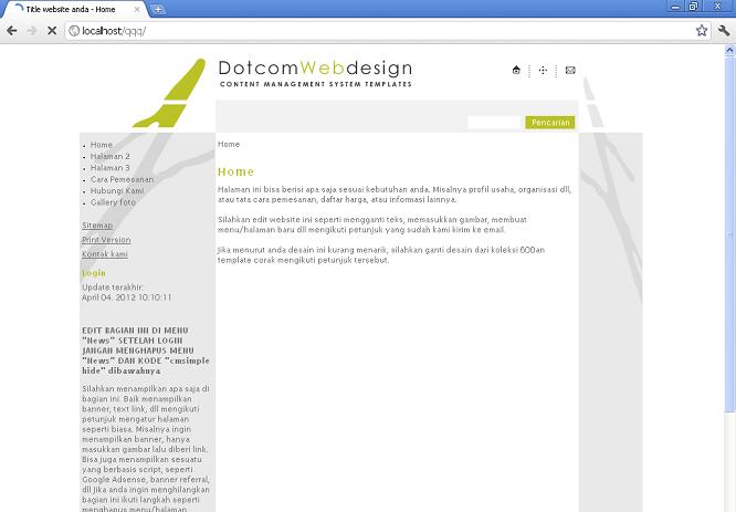 koleksi tema website
