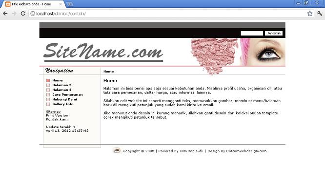 koleksi tema website