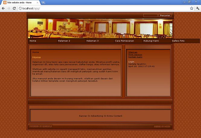 koleksi tema website