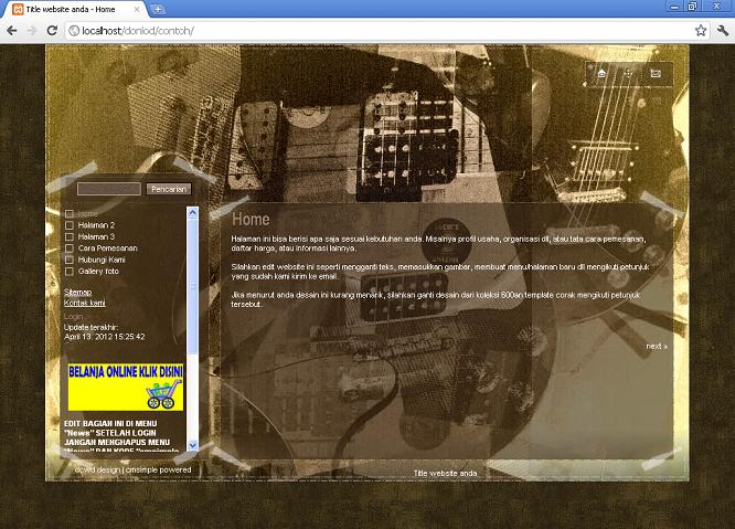 koleksi tema website