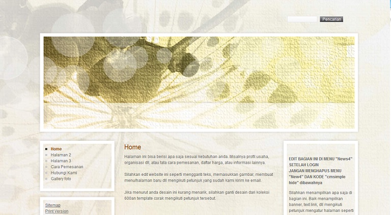 koleksi tema website