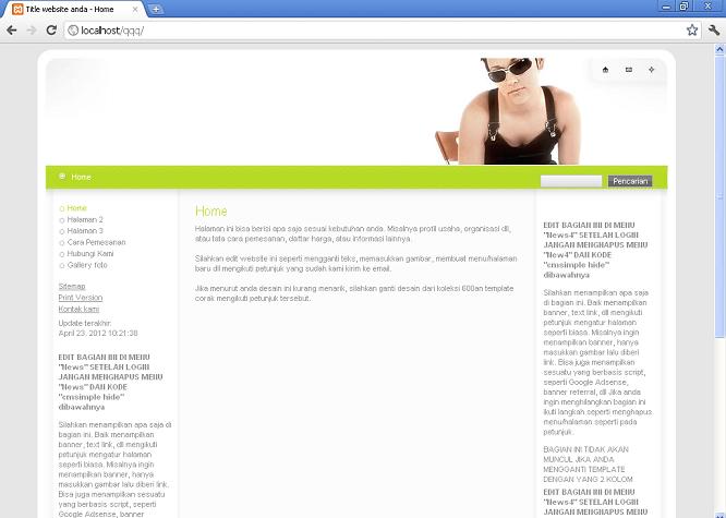 koleksi tema website