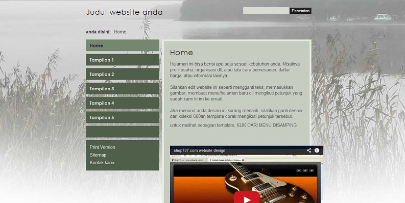 koleksi tema website