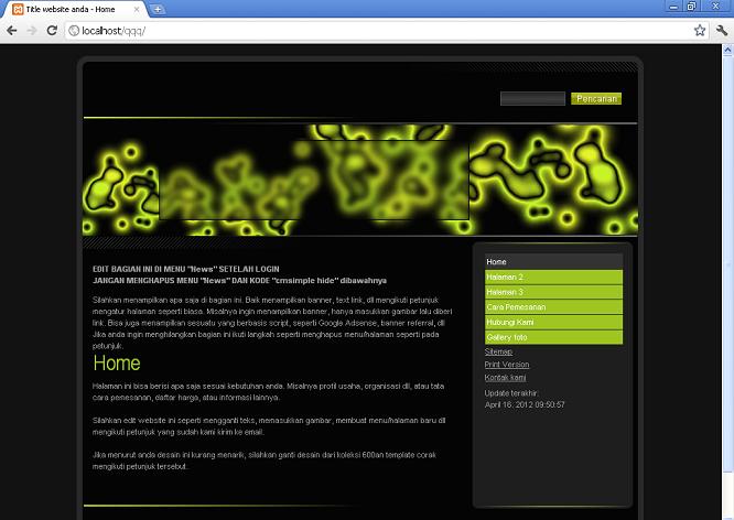 koleksi tema website