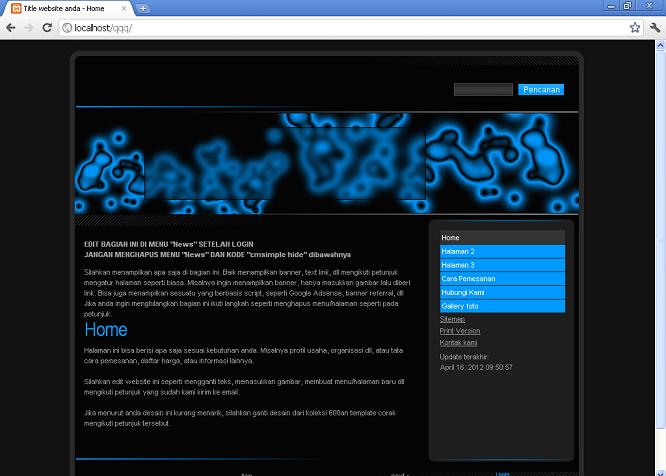 koleksi tema website