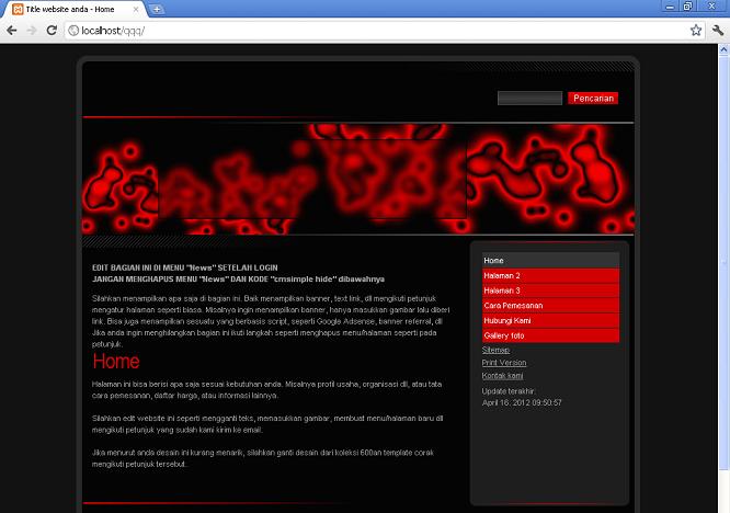koleksi tema website