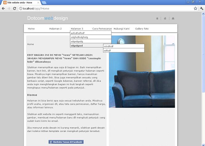 koleksi tema website
