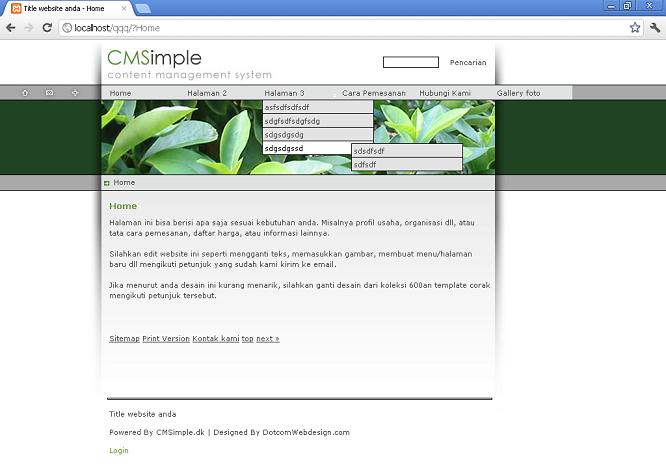 koleksi tema website