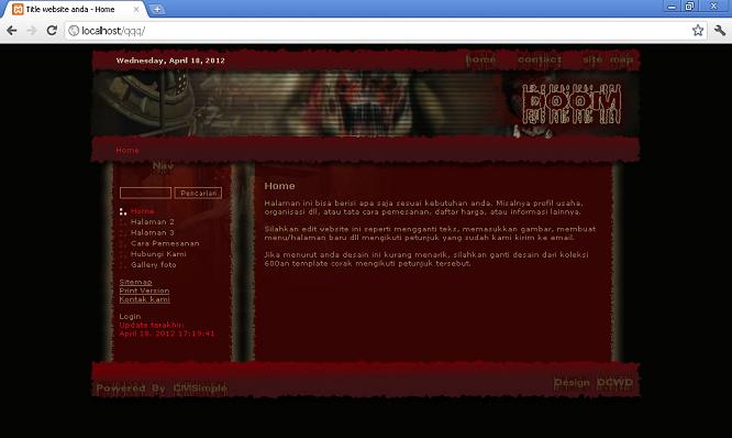 koleksi tema website