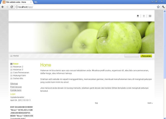 koleksi tema website
