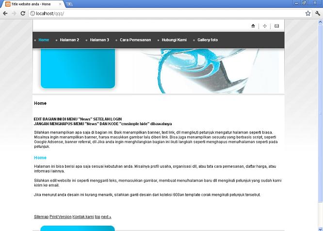 koleksi tema website