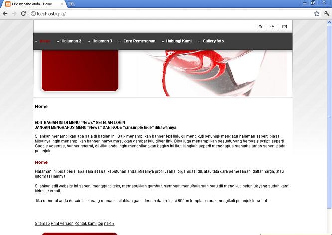 koleksi tema website