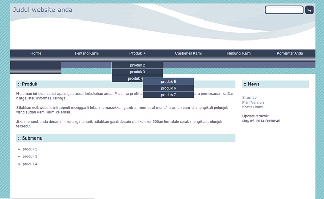 koleksi tema website
