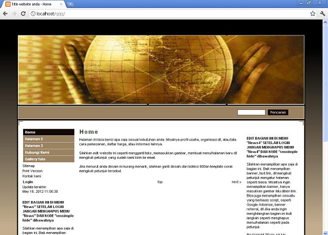 koleksi tema website