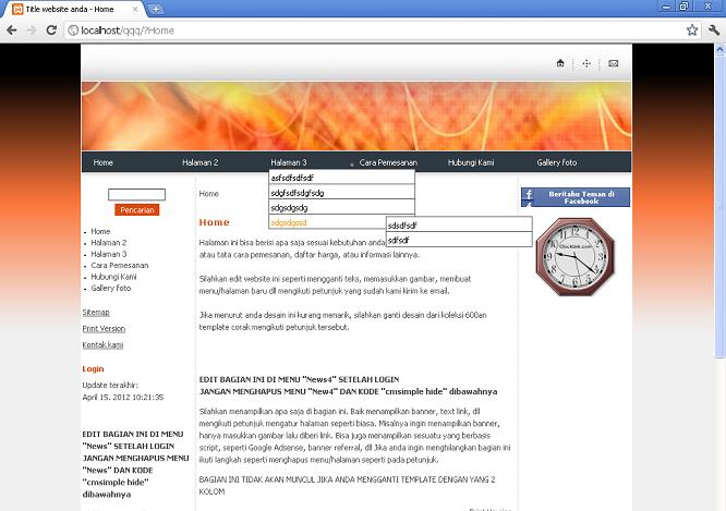 koleksi tema website