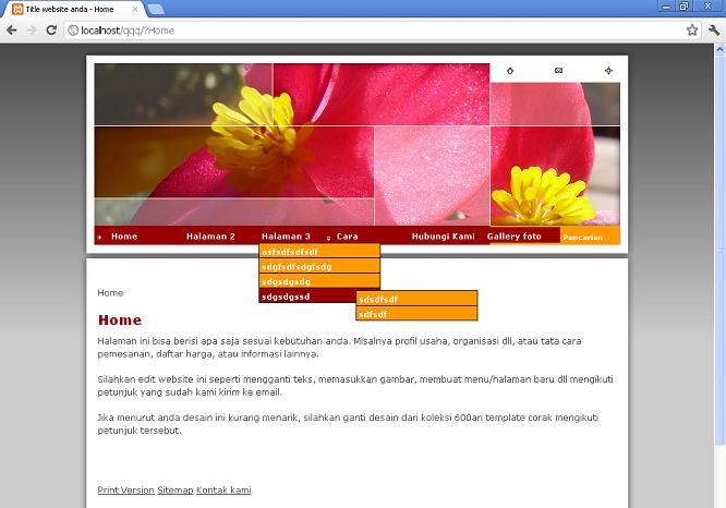 koleksi tema website