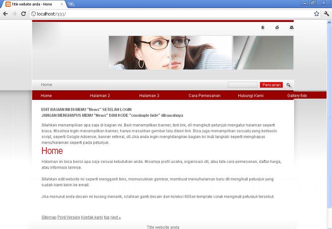 koleksi tema website