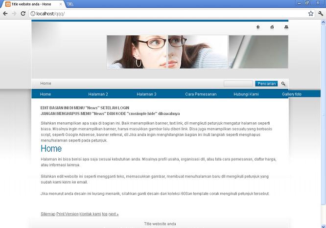 koleksi tema website