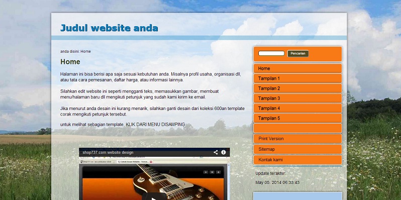 koleksi tema website