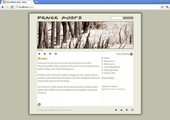 koleksi tema website