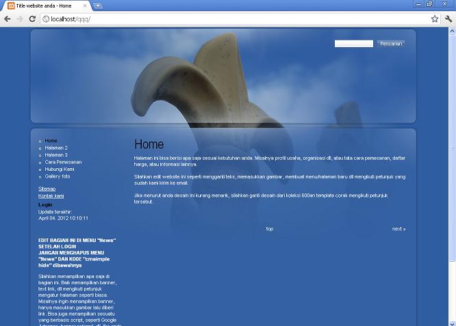 koleksi tema website