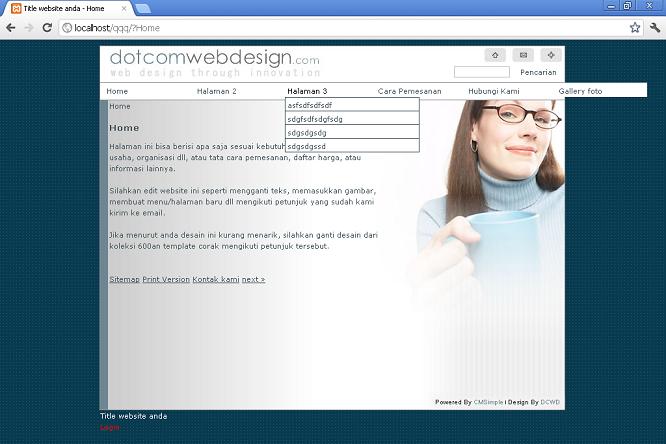 koleksi tema website