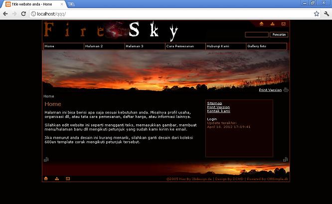 koleksi tema website