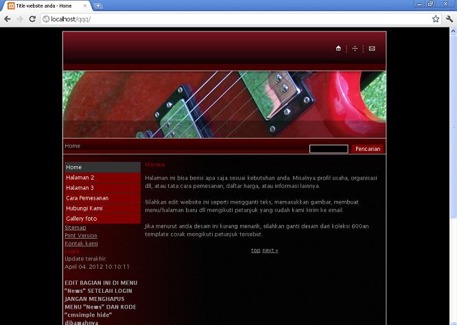 koleksi tema website
