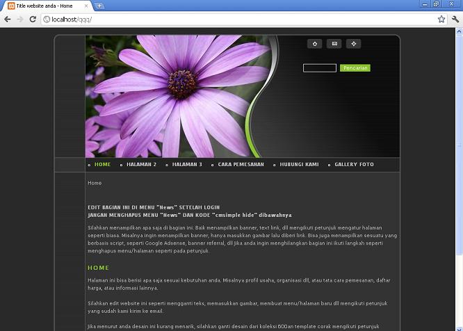 koleksi tema website