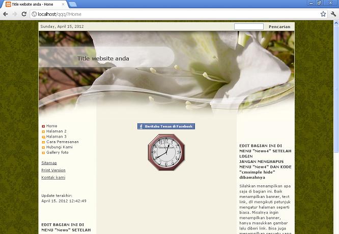 koleksi tema website