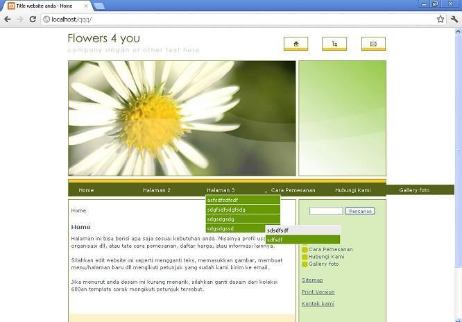 koleksi tema website