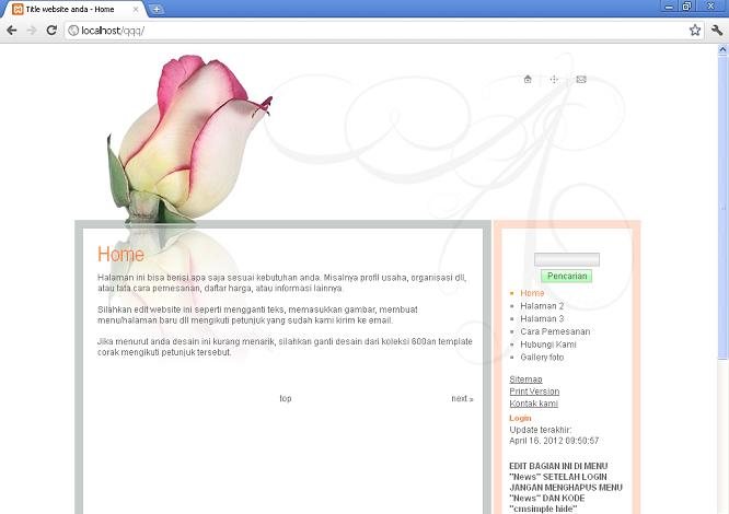 koleksi tema website