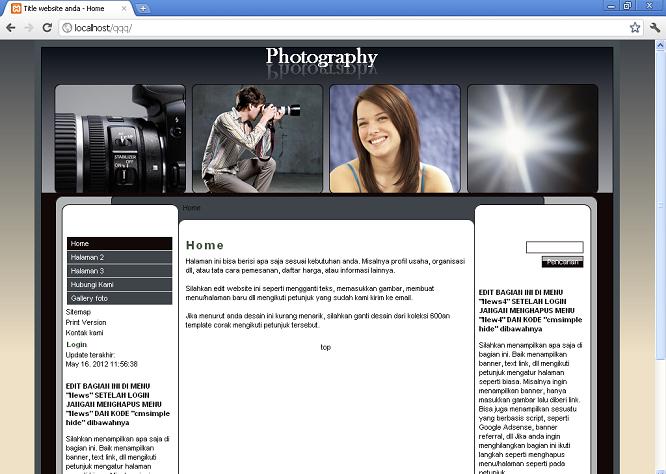 koleksi tema website