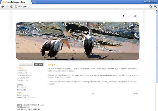 koleksi tema website