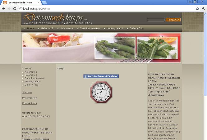 koleksi tema website