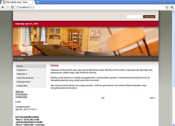 koleksi tema website
