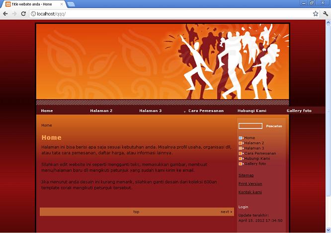 koleksi tema website