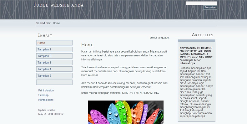 koleksi tema website