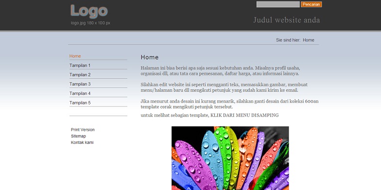 koleksi tema website