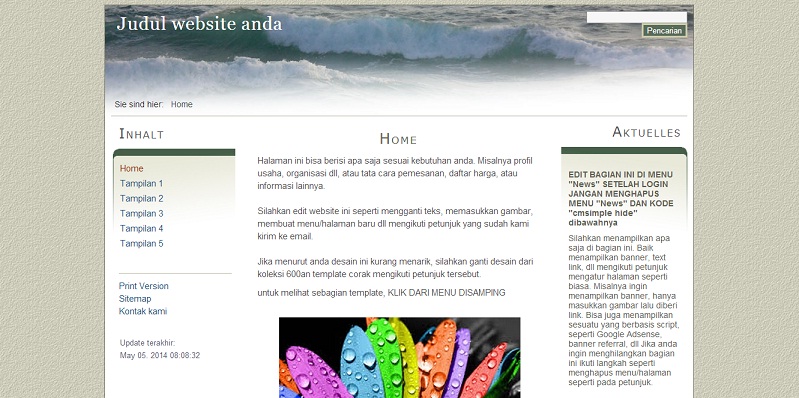 koleksi tema website