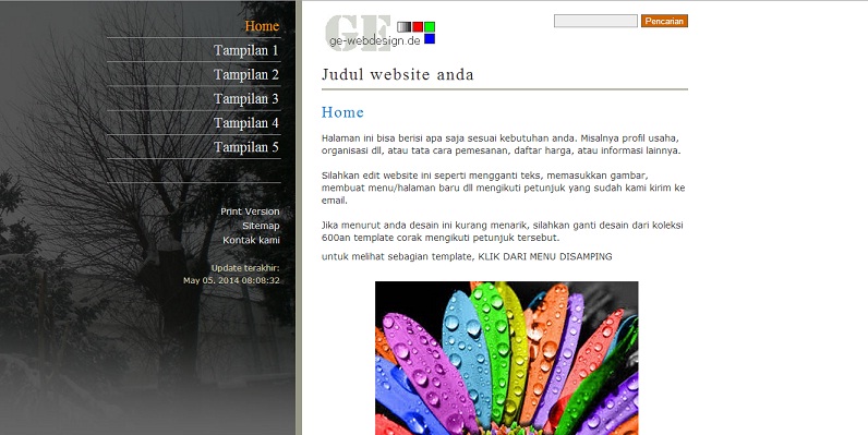 koleksi tema website